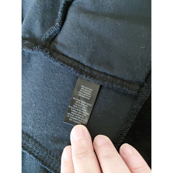 WHBM Velvet Blazer Jacket Womens 10 Black Military Luxury Goth Indy Retro Punk - Picture 10 of 15